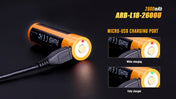 Fenix ARB - L18 - 2600U USB Rechargeable Li - ion 18650 Battery, Battery, Fenix Store, at Festive Water Paddlesports