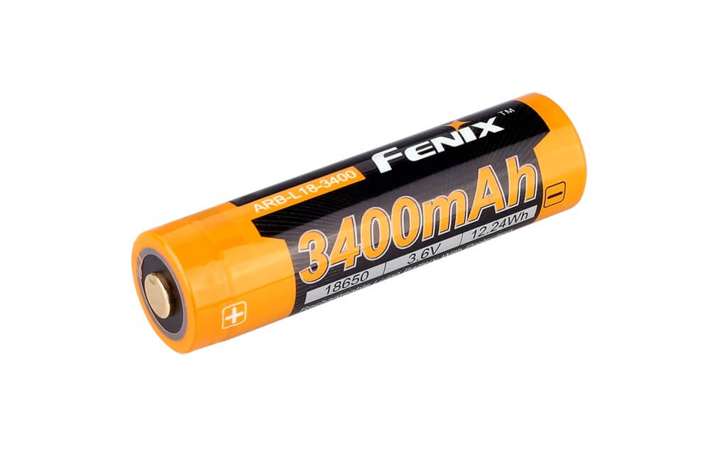 Fenix ARB - L18 - 3400mAh Rechargeable 18650 Battery, Battery, Fenix Store, at Festive Water Paddlesports