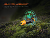 Fenix ARB - L18 - 4000U High - Capacity USB Rechargeable 18650 Battery - 4000mAh, Battery, Fenix Store, at Festive Water Paddlesports