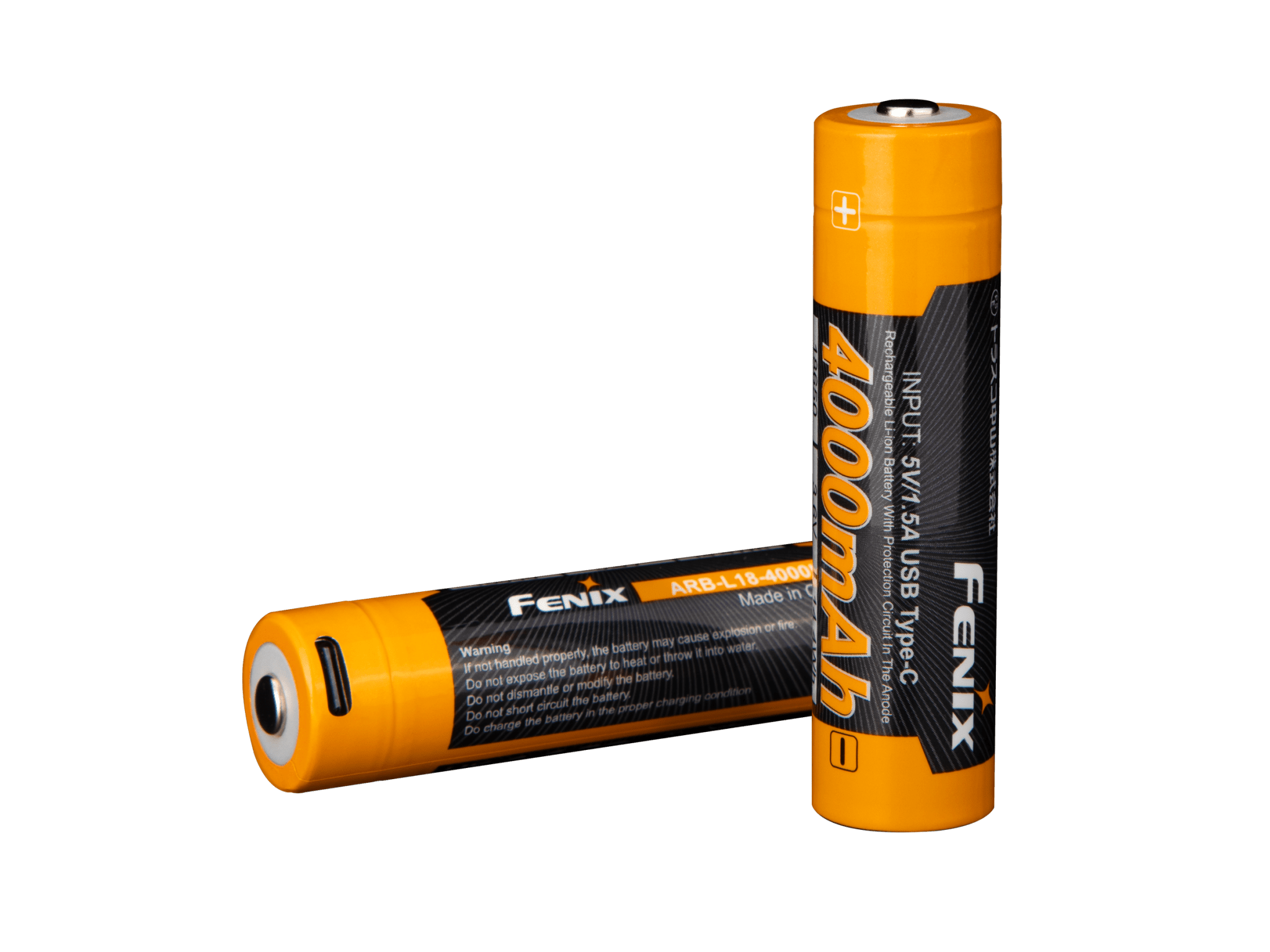 Fenix ARB - L18 - 4000U High - Capacity USB Rechargeable 18650 Battery - 4000mAh, Battery, Fenix Store, at Festive Water Paddlesports