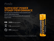 Fenix ARB - L21 - 5000 V2 Rechargeable 21700 Rechargeable Battery, Battery, Fenix Store, at Festive Water Paddlesports