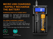 Fenix ARE - D2 Dual Channel Smart Battery Charger, Battery Charger, Fenix Store, at Festive Water Paddlesports