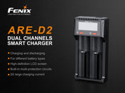 Fenix ARE - D2 Dual Channel Smart Battery Charger, Battery Charger, Fenix Store, at Festive Water Paddlesports