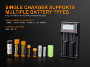 Fenix ARE - D2 Dual Channel Smart Battery Charger, Battery Charger, Fenix Store, at Festive Water Paddlesports
