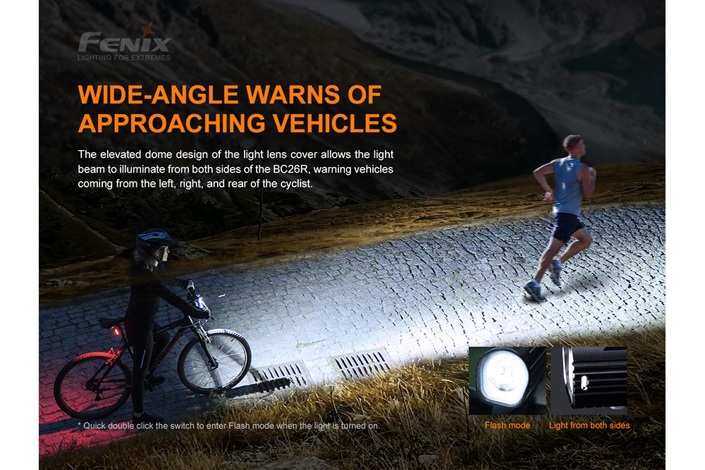 Fenix BC26R LED Bike Light, Bike Light, Fenix Store, at Festive Water Paddlesports