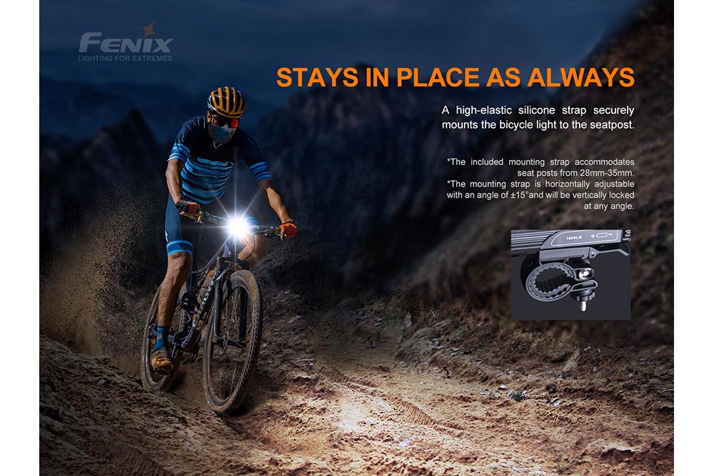 Fenix BC26R LED Bike Light, Bike Light, Fenix Store, at Festive Water Paddlesports