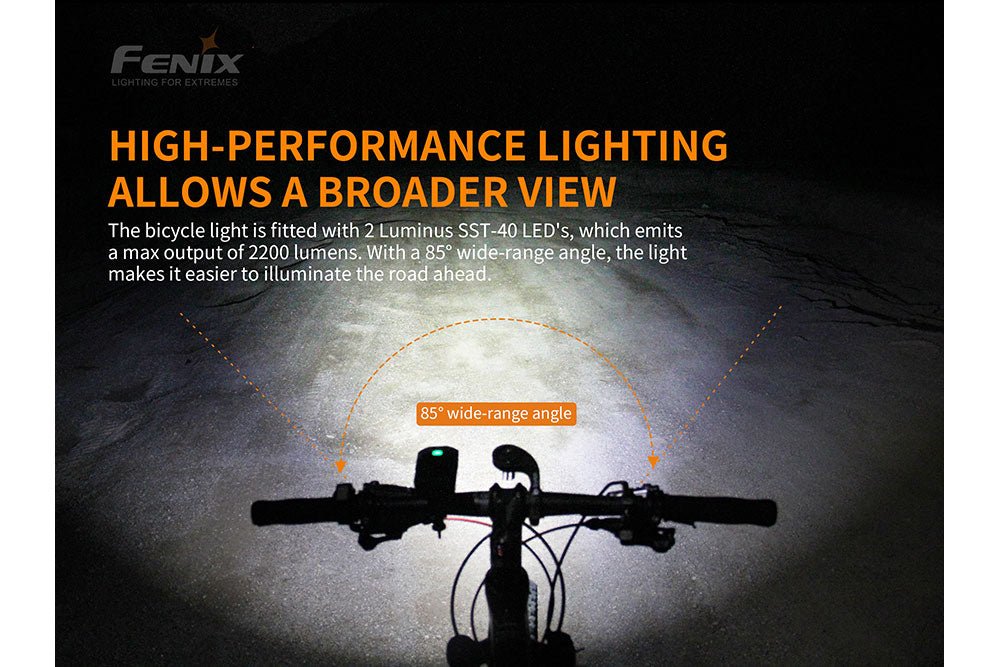 Fenix BC30 V2 LED Bike Light, Bike Light, Fenix Store, at Festive Water Paddlesports