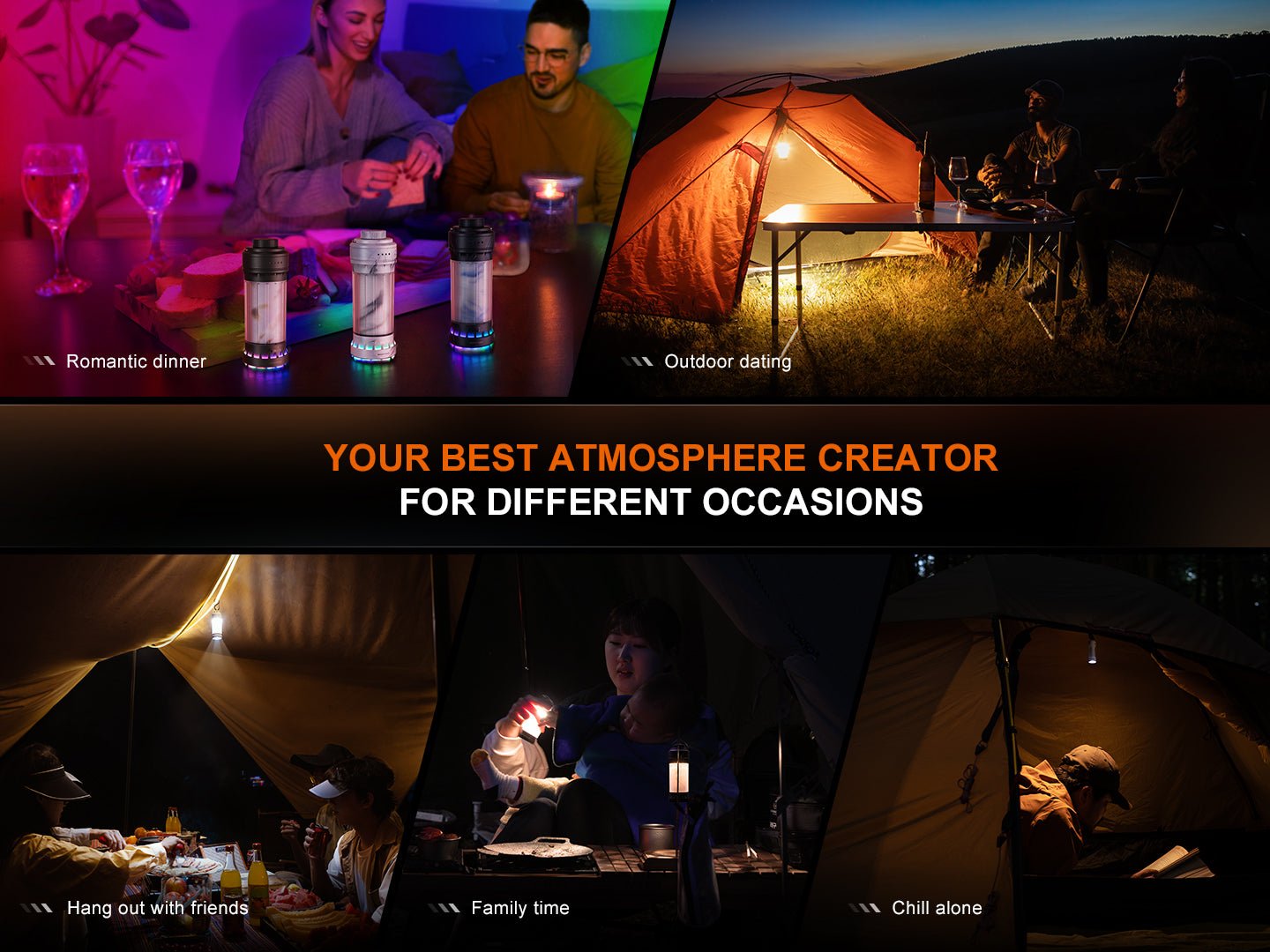 Fenix CL22R Camping Lantern, Lantern, Fenix Store, Wild Green at Festive Water Paddlesports