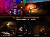 Fenix CL22R Camping Lantern, Lantern, Fenix Store, Wild Green at Festive Water Paddlesports