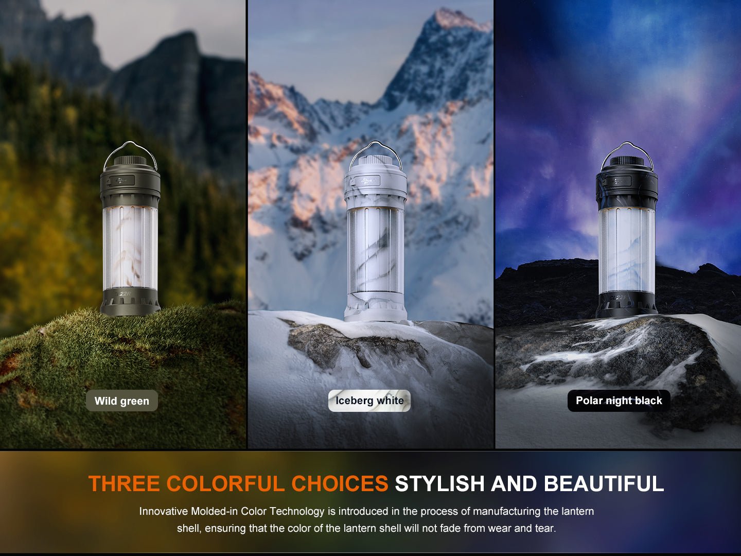 Fenix CL22R Camping Lantern, Lantern, Fenix Store, Wild Green at Festive Water Paddlesports