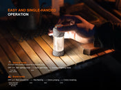 Fenix CL22R Camping Lantern, Lantern, Fenix Store, Wild Green at Festive Water Paddlesports