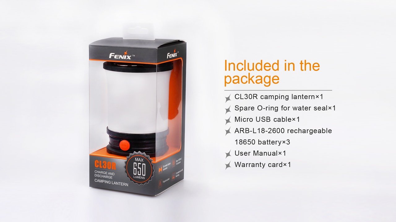 Fenix CL30R LED Camping Lantern, Lantern, Fenix Store, at Festive Water Paddlesports