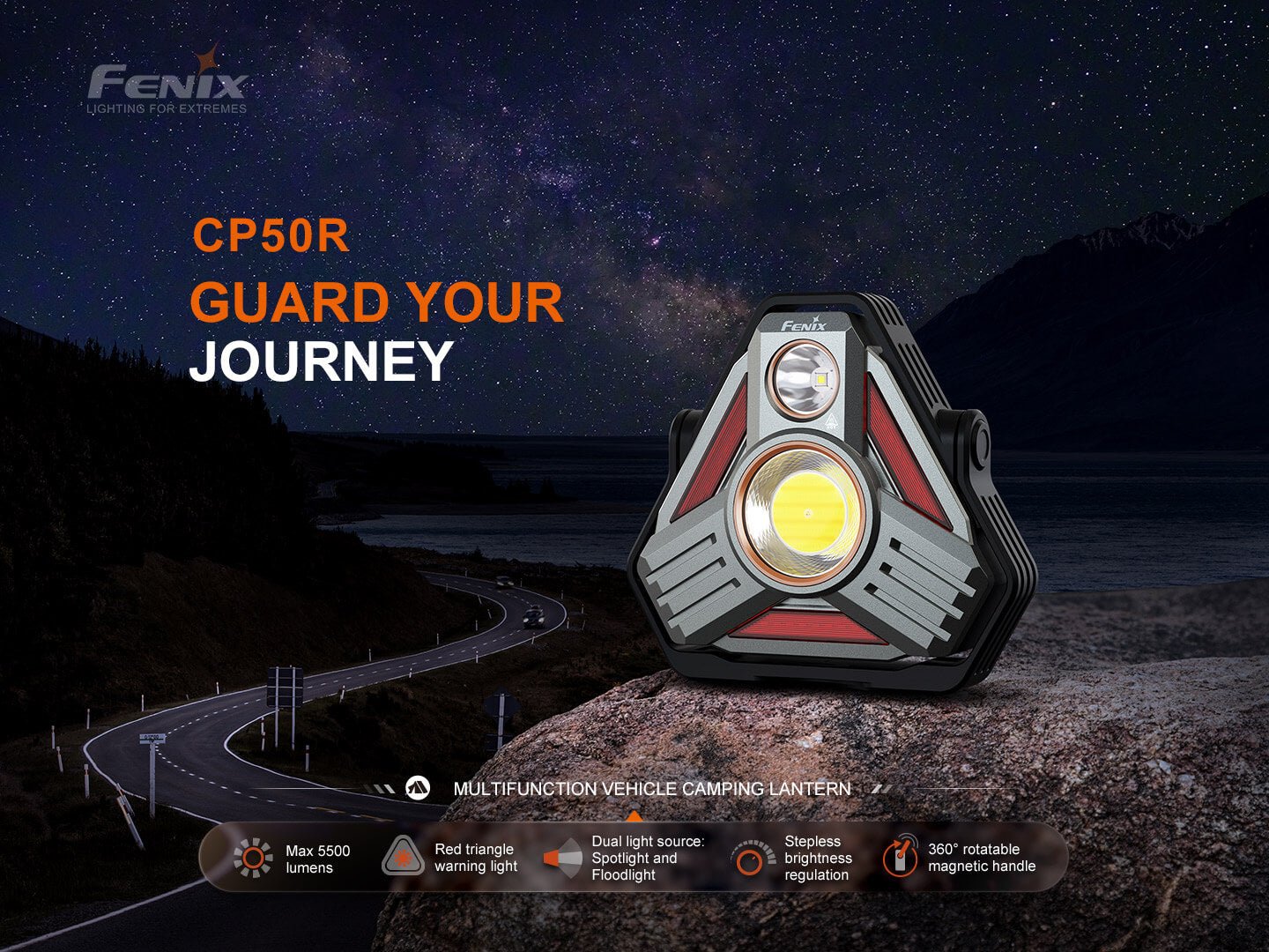 Fenix CP50R Road Hazard Camping Lantern, Lantern, Fenix Store, at Festive Water Paddlesports