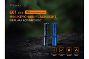 Fenix E01 V2.0 AAA LED Flashlight, Keychain Flashlight, Fenix Store, Black at Festive Water Paddlesports