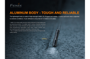 Fenix E01 V2.0 AAA LED Flashlight, Keychain Flashlight, Fenix Store, Black at Festive Water Paddlesports