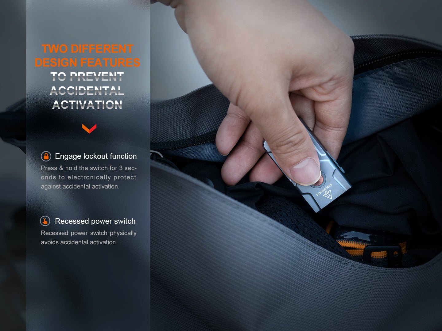 Fenix E03R V2 Keychain Flashlight, Keychain Flashlight, Fenix Store, Blue at Festive Water Paddlesports