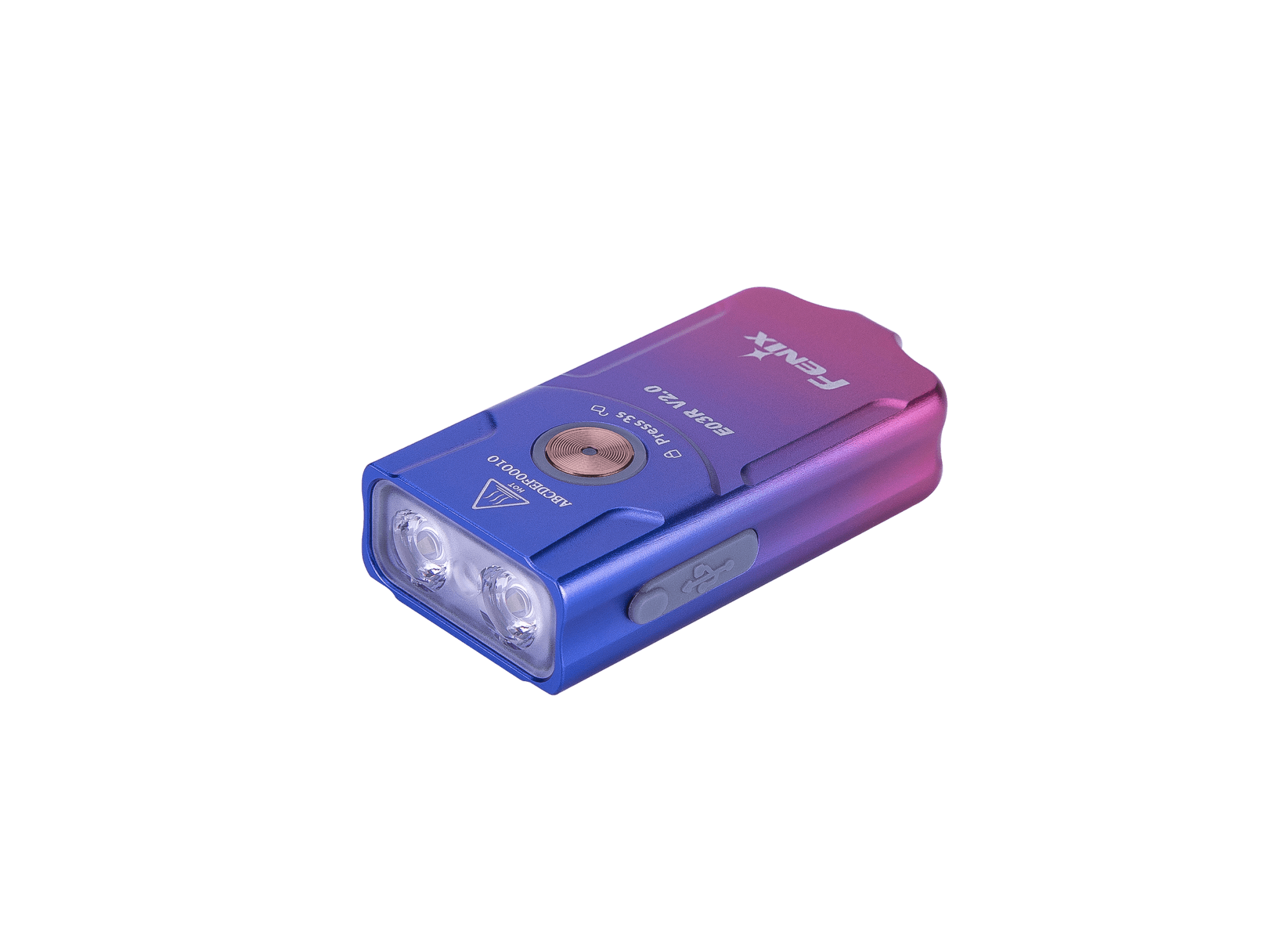 Fenix E03R V2 Keychain Flashlight, Keychain Flashlight, Fenix Store, Grey at Festive Water Paddlesports