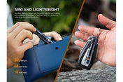 Fenix E05R Mini Keychain LED Flashlight - 400 Lumens, Keychain Flashlight, Fenix Store, Black at Festive Water Paddlesports