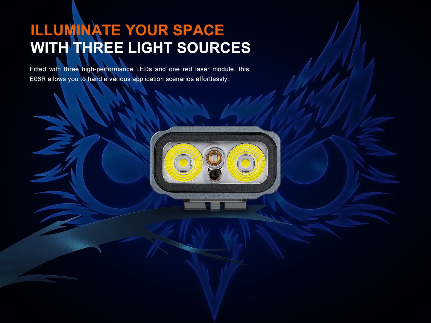 Fenix E06R Keychain Light with White, UV, and Red Laser Lights, Keychain Flashlight, Fenix Store, Turquoise at Festive Water Paddlesports