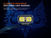 Fenix E06R Keychain Light with White, UV, and Red Laser Lights, Keychain Flashlight, Fenix Store, Turquoise at Festive Water Paddlesports