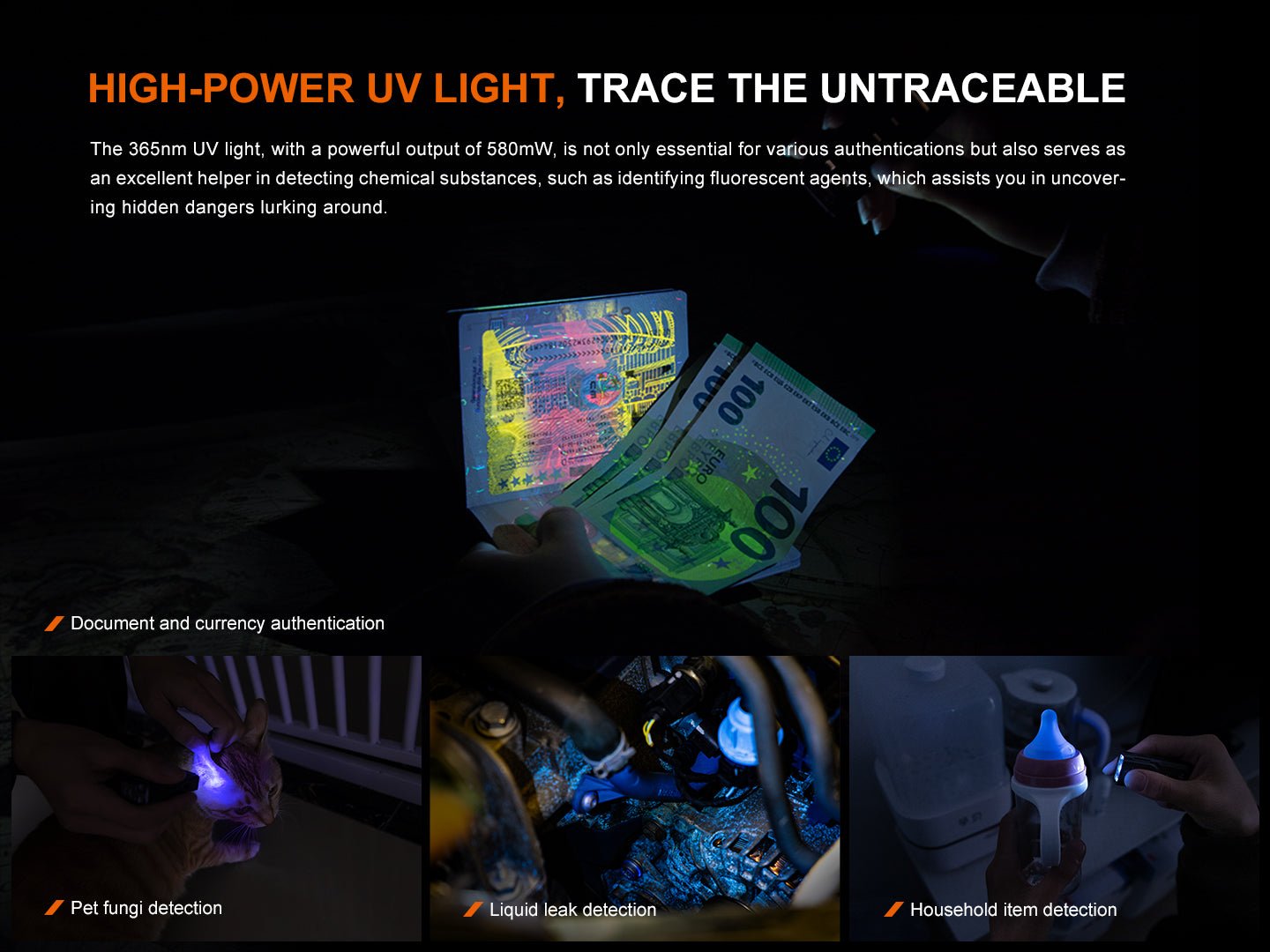 Fenix E06R Keychain Light with White, UV, and Red Laser Lights, Keychain Flashlight, Fenix Store, Turquoise at Festive Water Paddlesports