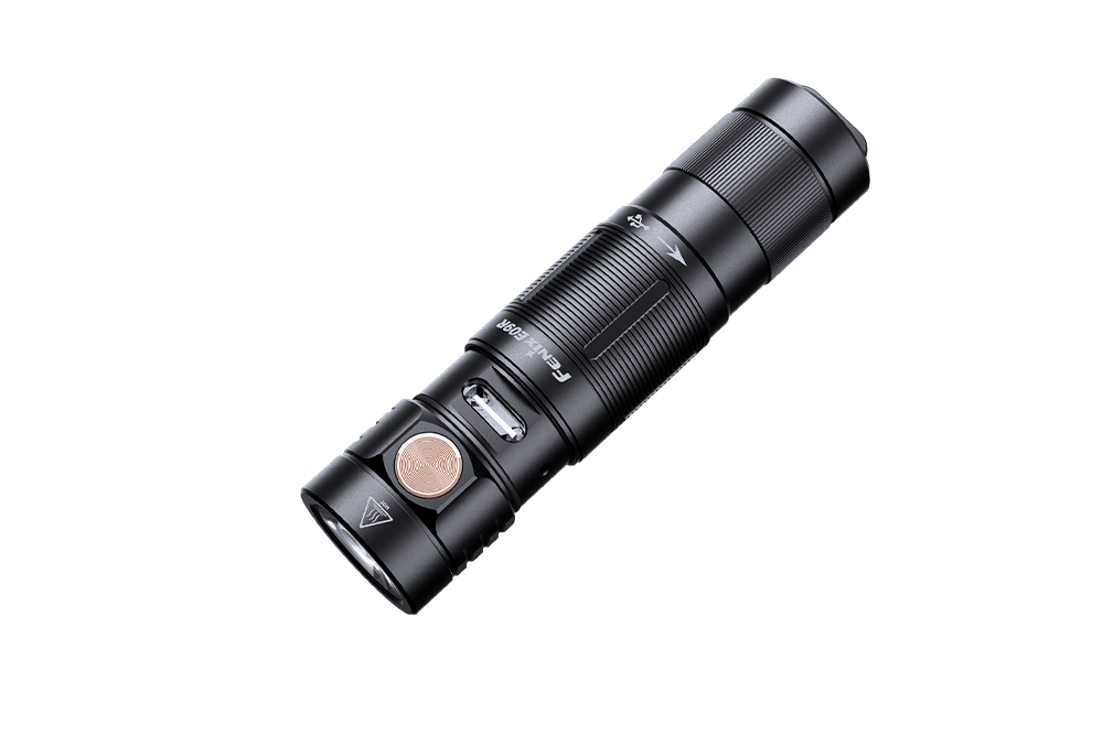 Fenix E09R Rechargeable High - Output Flashlight - 600 Lumens, Keychain Flashlight, Fenix Store, at Festive Water Paddlesports