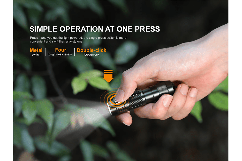 Fenix E09R Rechargeable High - Output Flashlight - 600 Lumens, Keychain Flashlight, Fenix Store, at Festive Water Paddlesports