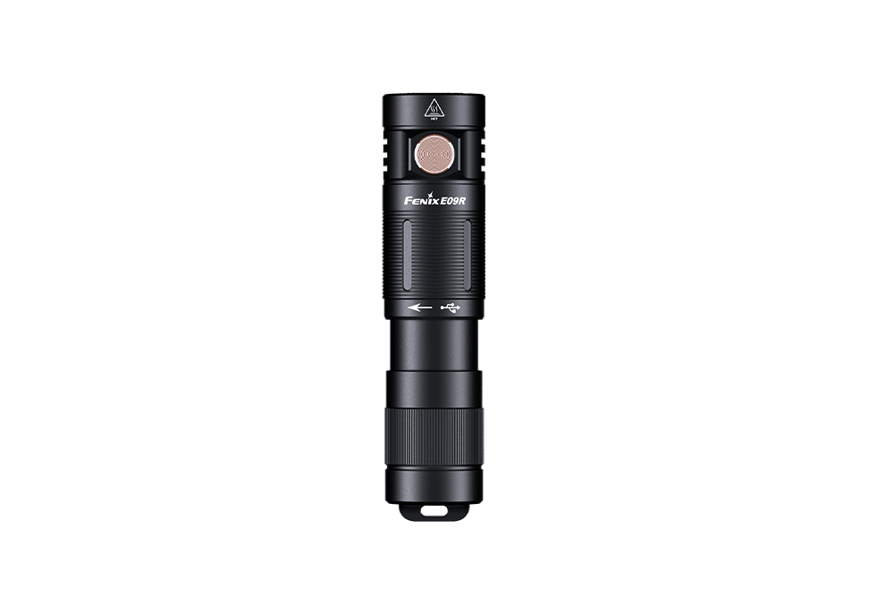 Fenix E09R Rechargeable High - Output Flashlight - 600 Lumens, Keychain Flashlight, Fenix Store, at Festive Water Paddlesports