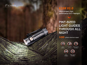 Fenix E18R V2 Rechargeable LED Flashlight, EDC Flashlight, Fenix Store, at Festive Water Paddlesports