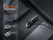 Fenix E18R V2 Rechargeable LED Flashlight, EDC Flashlight, Fenix Store, at Festive Water Paddlesports
