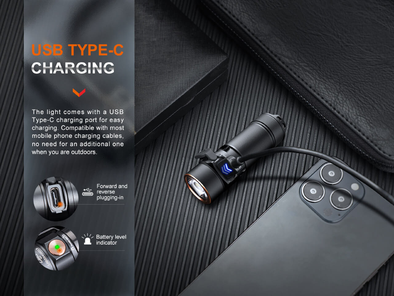Fenix E18R V2 Rechargeable LED Flashlight, EDC Flashlight, Fenix Store, at Festive Water Paddlesports
