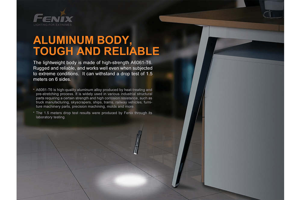 Fenix E20 V2.0 EDC Flashlight - 350 Lumens, EDC Flashlight, Fenix Store, at Festive Water Paddlesports