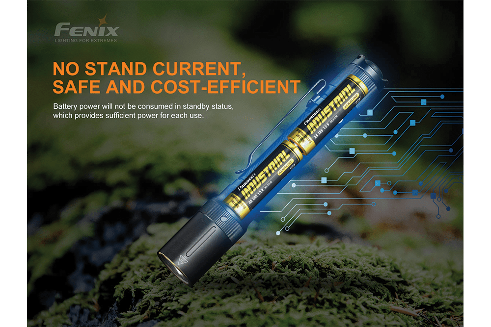 Fenix E20 V2.0 EDC Flashlight - 350 Lumens, EDC Flashlight, Fenix Store, at Festive Water Paddlesports