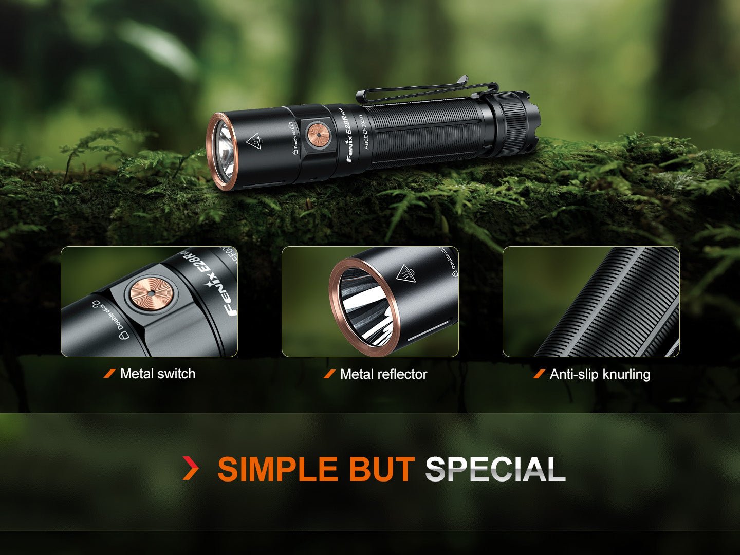 Fenix E28R V2 Rechargeable EDC Flashlight, EDC Flashlight, Fenix Store, at Festive Water Paddlesports