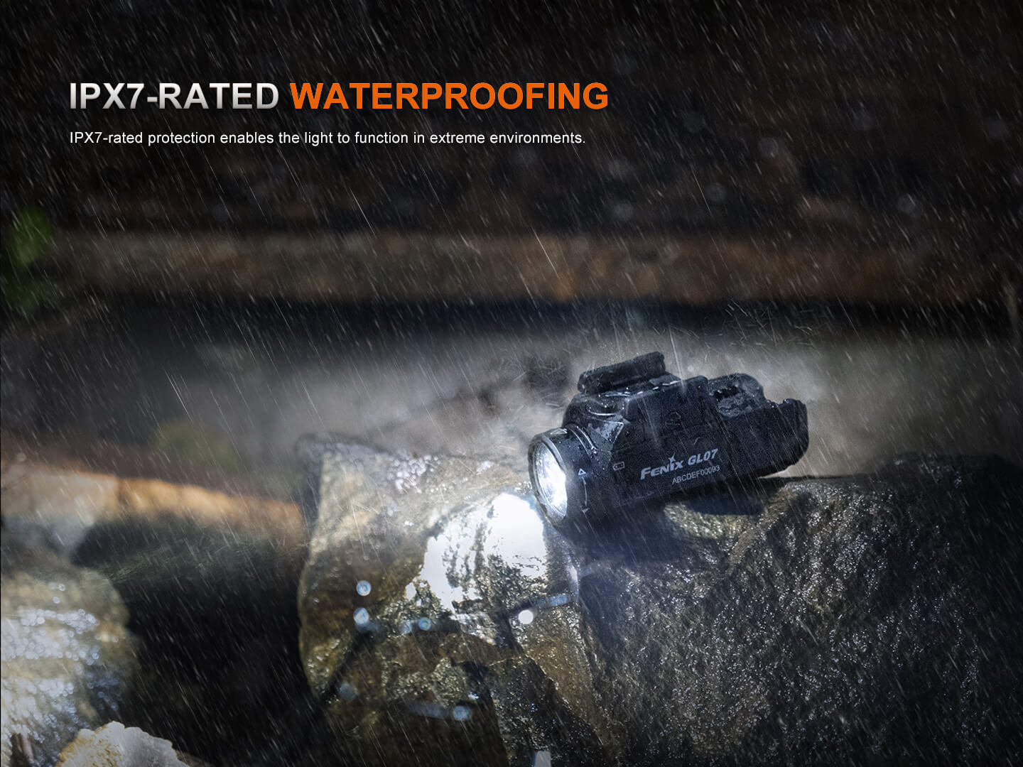 Fenix GL07 Quick Release Weapon Light, Tactical Flashlight, Fenix Store, at Festive Water Paddlesports