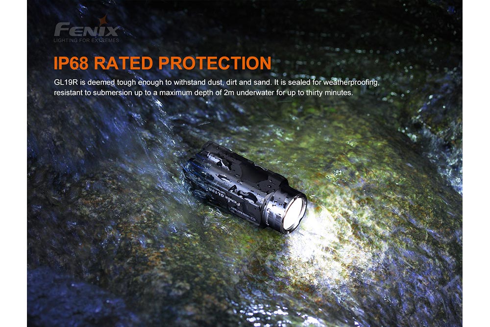 Fenix GL19R Rechargeable Tactical Light - Discontinued, , Fenix Store, at Festive Water Paddlesports