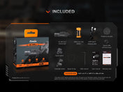 Fenix GL19R V2 Modular Switch Mounted Light, Tactical Flashlight, Fenix Store, at Festive Water Paddlesports