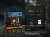 Fenix HL12R V2 Ultralight Outdoor Rechargeable Headlamp, Headlamp, Fenix Store, Gun Grey at Festive Water Paddlesports