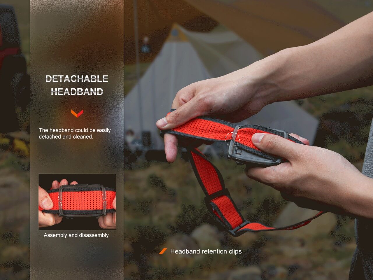 Fenix HL16 Lightweight Outdoor Hiking LED Headlamp, Headlamp, Fenix Store, Black at Festive Water Paddlesports