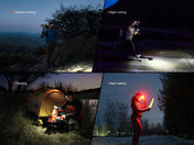 Fenix HL18R - T V2 Lightweight Trail Running Headlamp, Headlamp, Fenix Store, Polar Night Black at Festive Water Paddlesports