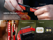 Fenix HL18R - T V2 Lightweight Trail Running Headlamp, Headlamp, Fenix Store, Polar Night Black at Festive Water Paddlesports