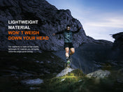 Fenix HL18R - T V2 Lightweight Trail Running Headlamp, Headlamp, Fenix Store, Polar Night Black at Festive Water Paddlesports