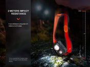 Fenix HL32R - T Trail Running LED Headlamp - 800 Lumens, Headlamp, Fenix Store, Black at Festive Water Paddlesports
