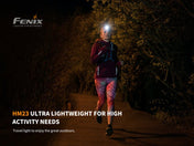 Fenix HM23 Compact Hiking and Running Headlamp - Discontinued, Headlamp, Fenix Store, at Festive Water Paddlesports