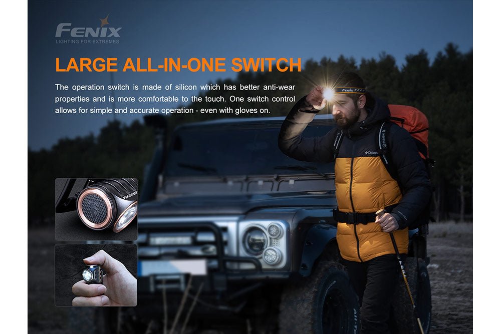 Fenix HM50R V2.0 LED Headlamp - 700 Lumens, Headlamp, Fenix Store, at Festive Water Paddlesports