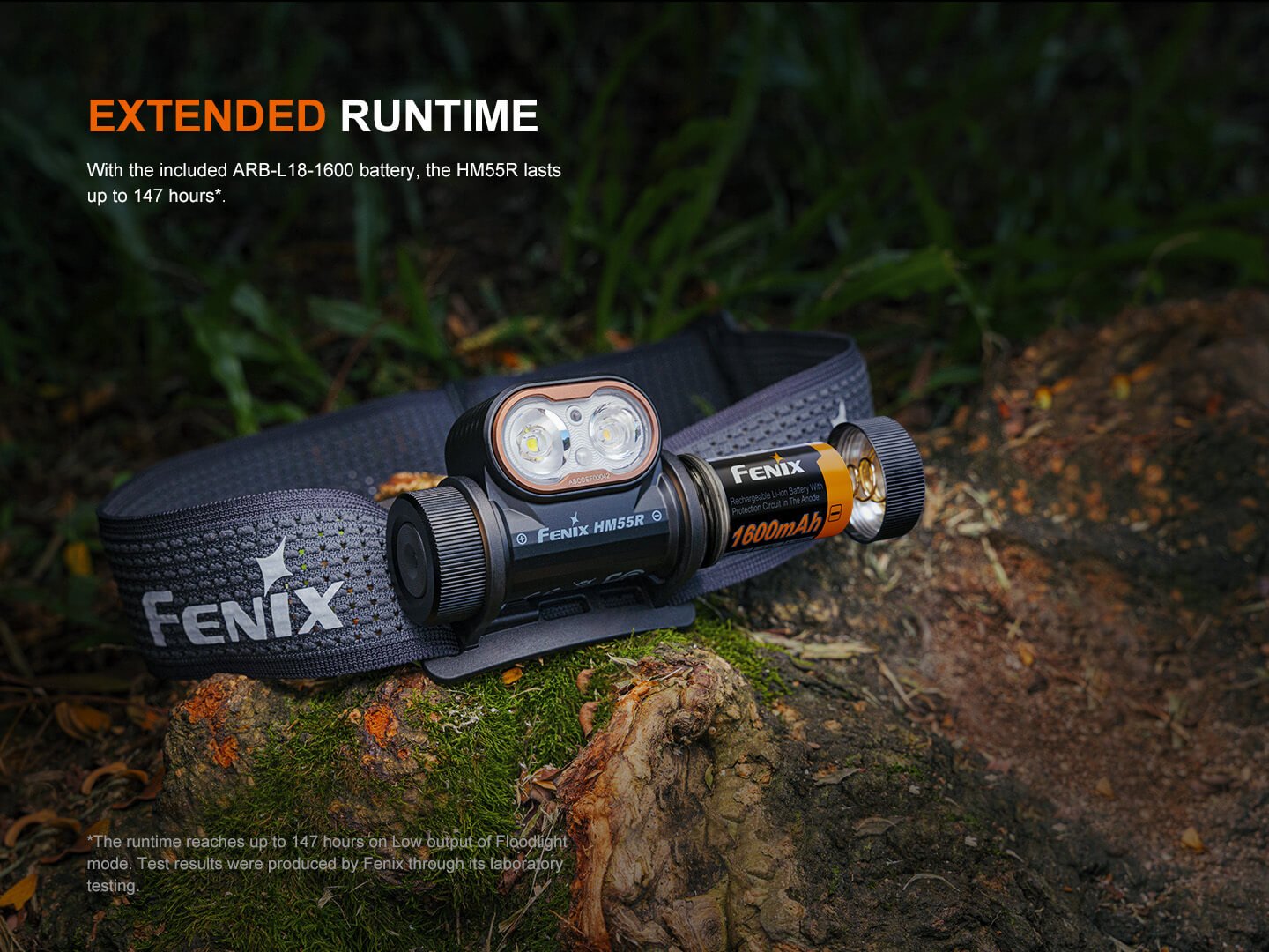 Fenix HM55R Lightweight Multi - LED Headlamp, Headlamp, Fenix Store, Black at Festive Water Paddlesports