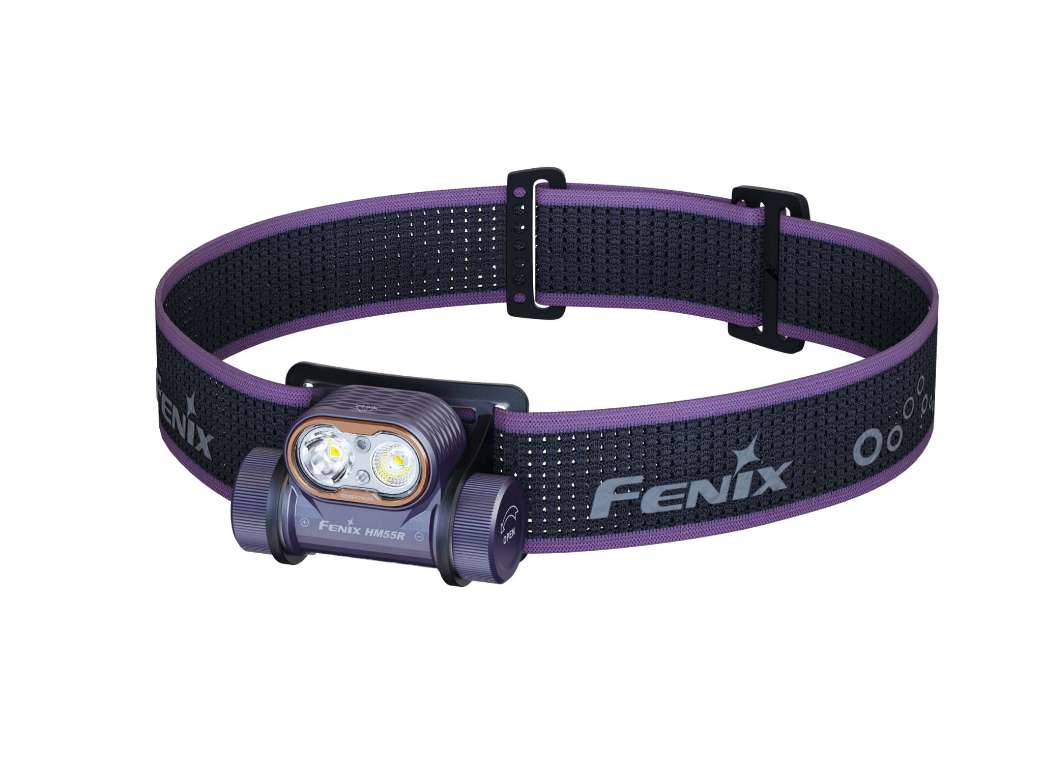 Fenix HM55R Lightweight Multi - LED Headlamp, Headlamp, Fenix Store, Dark Purple at Festive Water Paddlesports