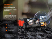 Fenix HM65R - DT Trail Running LED Headlamp, Headlamp, Fenix Store, Black at Festive Water Paddlesports