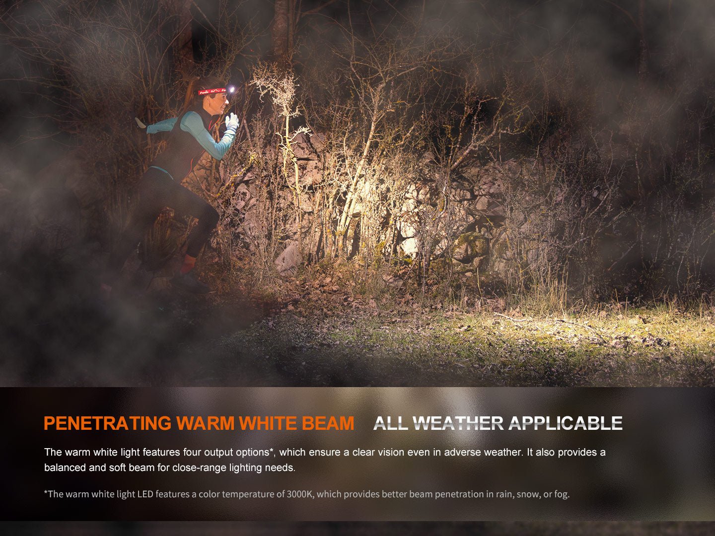 Fenix HM65R - T V2 Rechargeable Lightweight Trail Running Headlamp, Headlamp, Fenix Store, Black at Festive Water Paddlesports