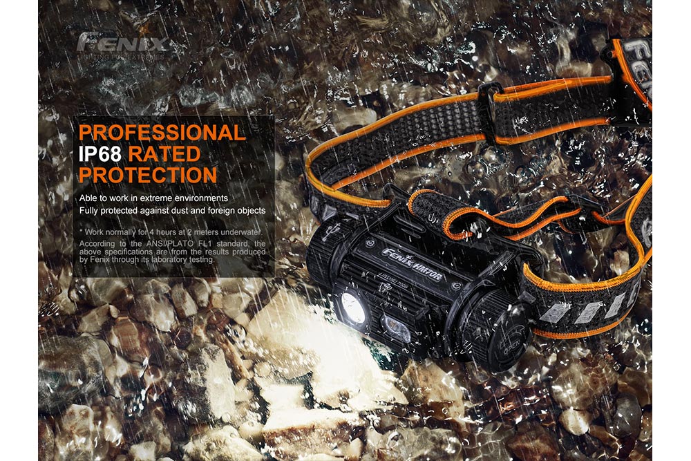 Fenix HM70R Rechargeable LED Headlamp - 1600 Lumens, Headlamp, Fenix Store, at Festive Water Paddlesports